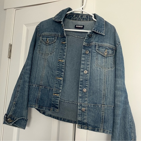 Y2K Bongo Denim Jacket Sz 5 - Picture 1 of 6
